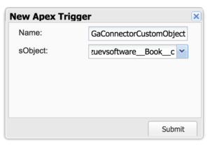 Set up trigger parameters